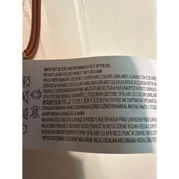 NWT MINKPINK Canyon Wrap Triangle Bikini Top in Gingerbread Brown SZ LG - Picture 15 of 16